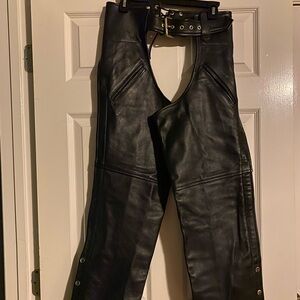Leather chaps size XS.